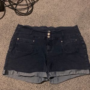 Plus Size High Waist Reign Shorts